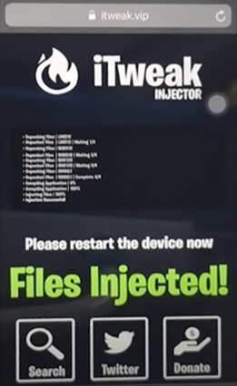 Confirm the Injection Status