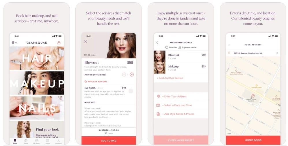 Glamsquad On-Demand Salon App